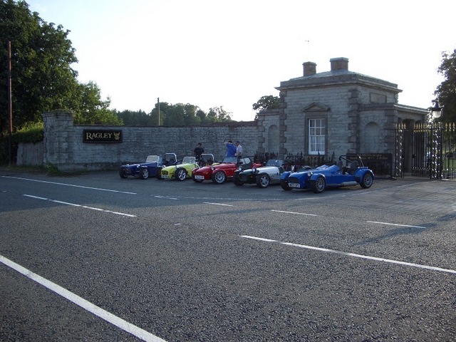 We set off from Ragley Hall